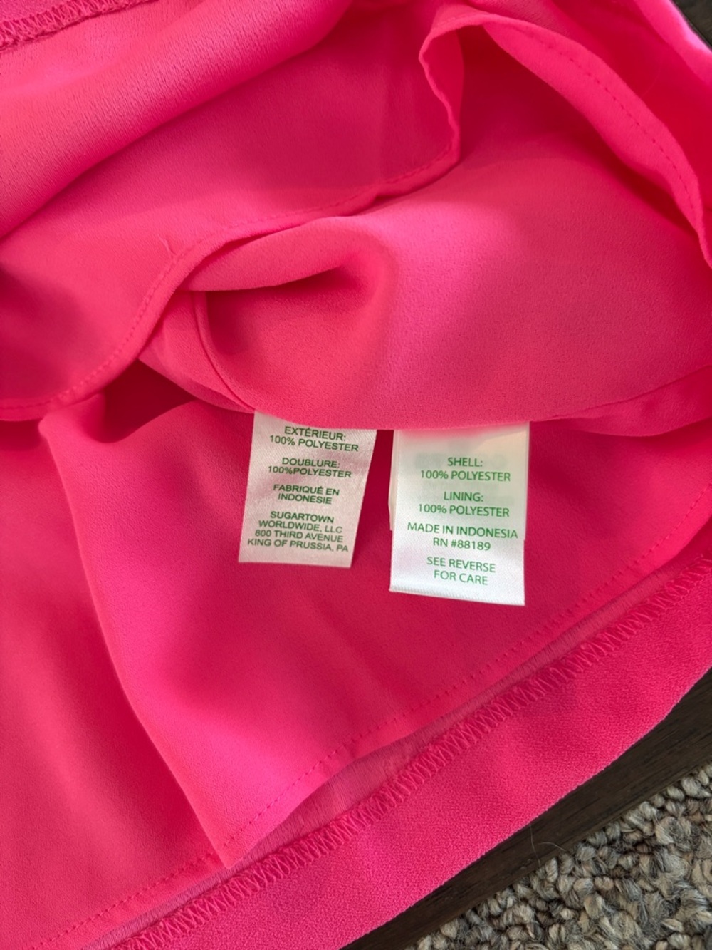 New With Tags Lilly Pulitzer Kailee Ruffle Sleeveless Too Sz M - Picture 8 of 8